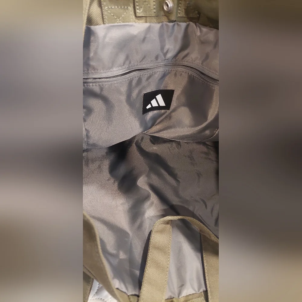 Adidas Olive Green Tote Bag - Picture 6 of 7